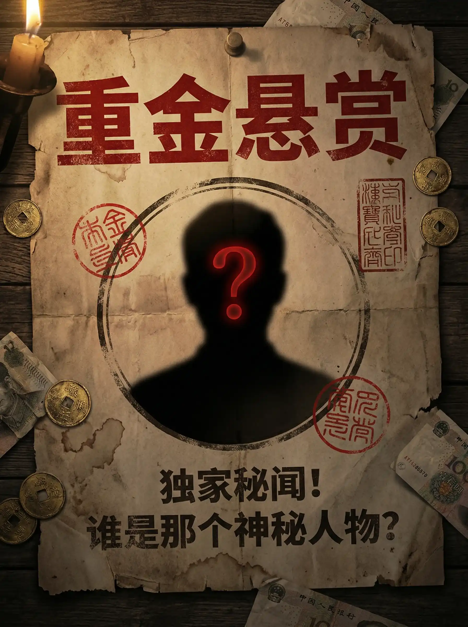 黄色武则天 - 重金悬赏线索征集令